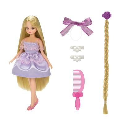 TAKARA TOMY Doll Long Hair Stylish Set Play Toy Ages Licca-chan LD-12 Dress-up 3+