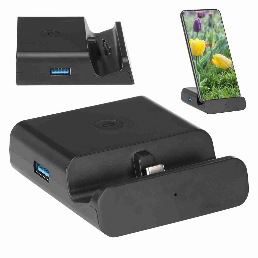 HD Multimedia Interface Video Converter Adapter for Switch Portable TV Adapter Mini Charging Dock Stand