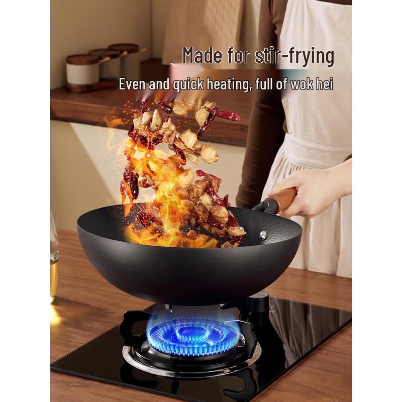 Cooker King 30cm Hammered Titanium Iron Wok