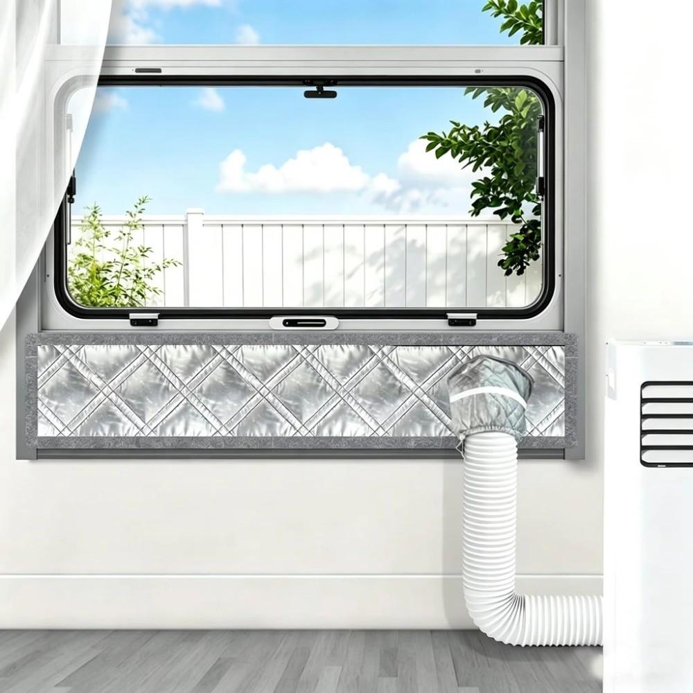 Waterproof Portable AC Window Seal Oxford Fabric Window Insulation Panel  Portable Air Conditioner