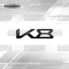 1Pc Car Badges For K8 K5 K3 Sportage Forte Cerato RIO Rear Trunk Emblem Metal 3D Stickers Body Decals Lettering Decor Styling