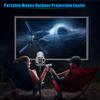 HY300Pro Smart Outdoor & Home Mini Projector with 180° Bubble Tube