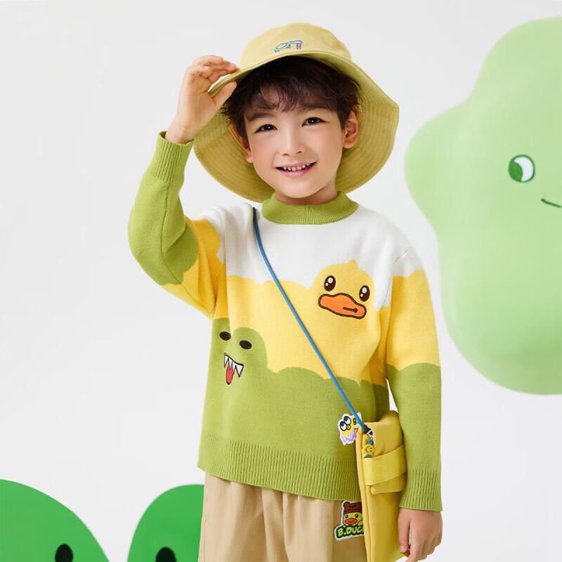 B.Duck Kids  Unisex Cartoon Pullover Sweater 90CM