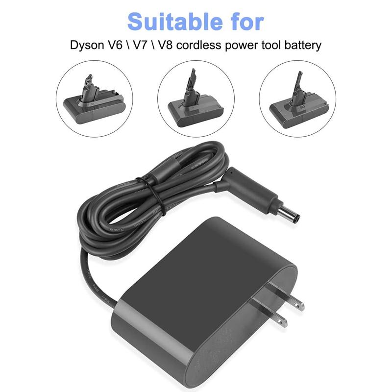 Battery Charger EU/US Plug For Dyson V8 V7 V6 Vacuum Cleaners Battery Replacement Charging Accessories Fast Charging