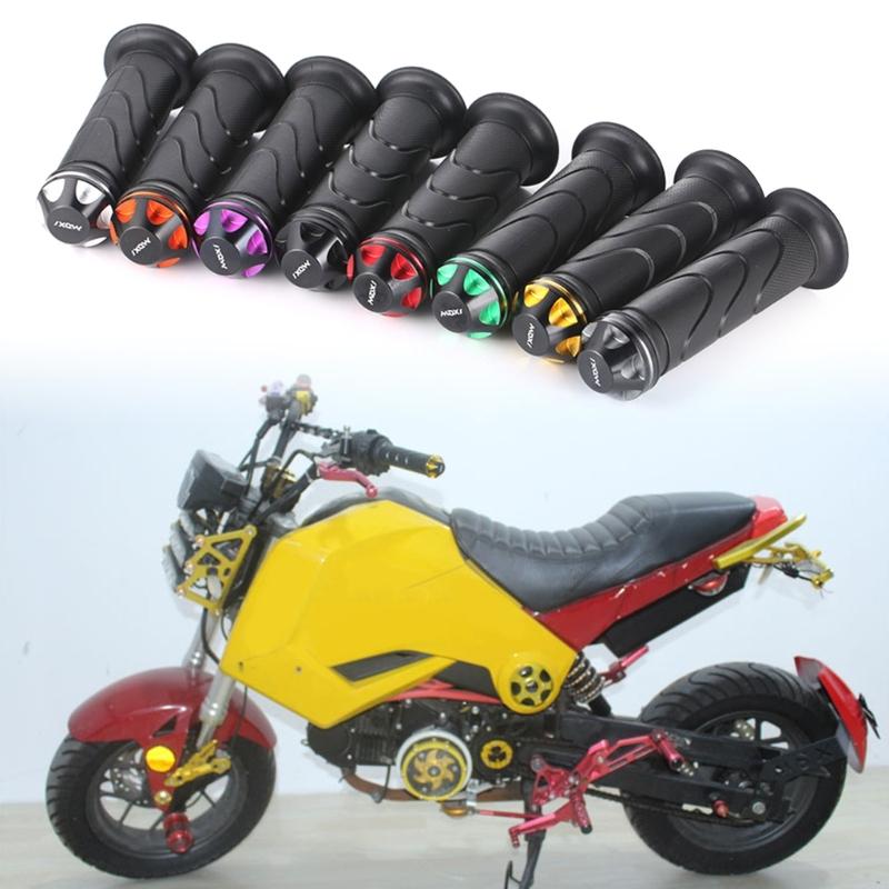 Universally Motorcycle Hand Grips Rubber End Thrusters Grip Handlebar Grips for Scooter Electric Bike Modification