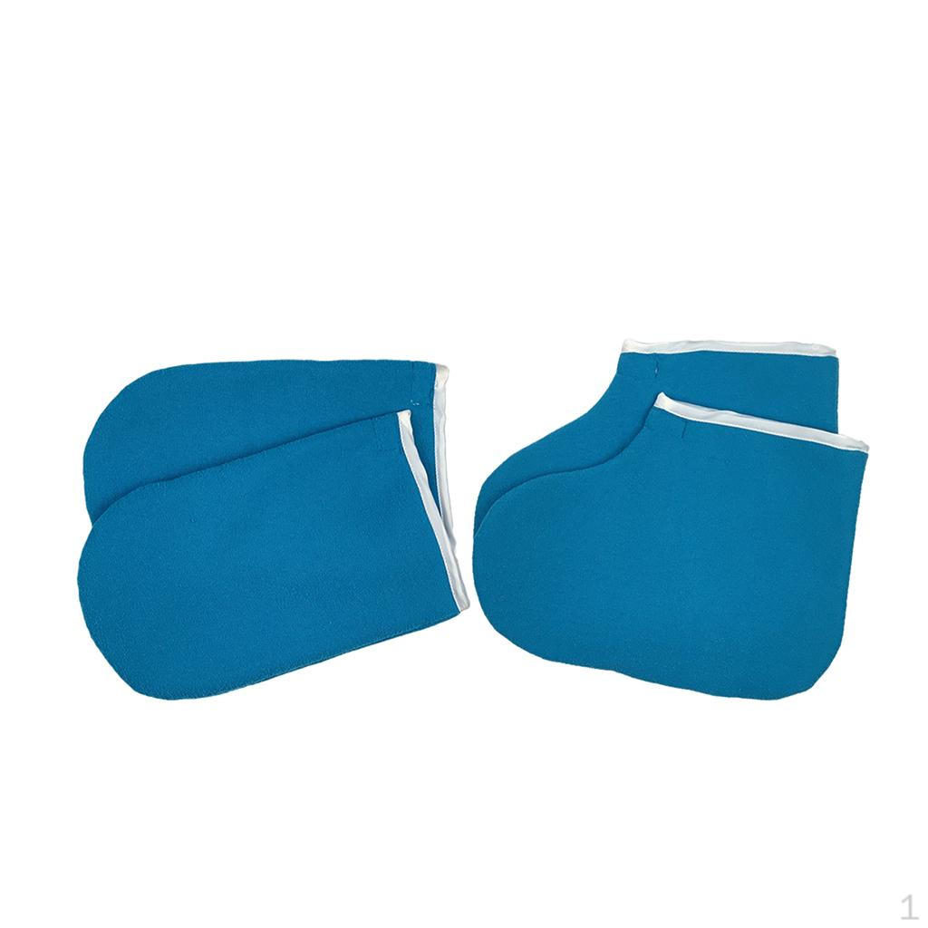 

2 комплекта восковых перчаток-тапочек для ухода