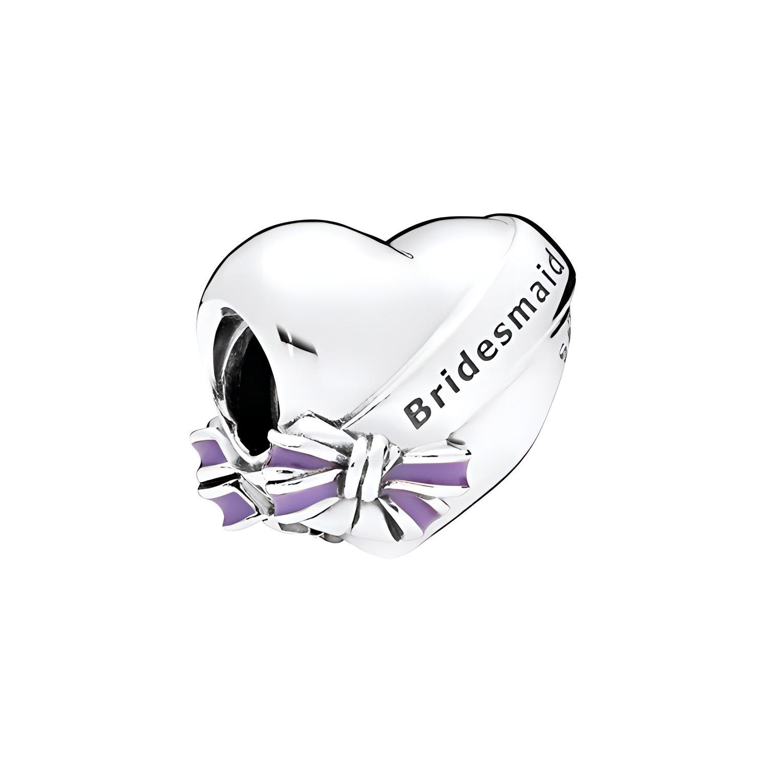 Pandora Personalized Exquisite Heart Charm Women Jewelry Silver 797272EN159 Silver,F