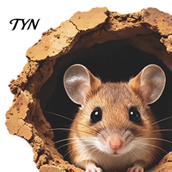Decorative Wall Stickers for Bedroom 3D Realistic Mouse Hole Sticker, Cute Rat Burrow Decal, Durable PVC Coverings Self-Adhesive Removable