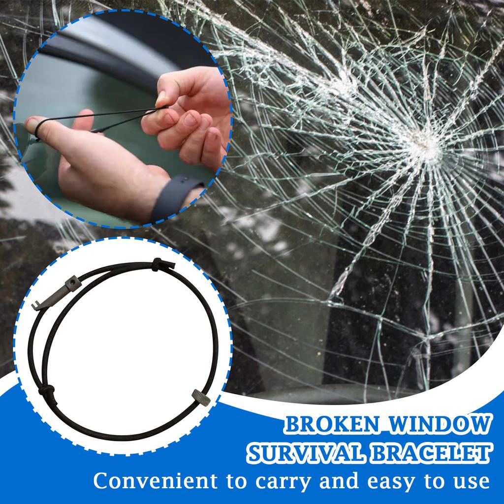 Nødglassknuserarmbånd, Nødglassknuser, og Håndjernnøkkelring