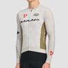 MAAP Premium Szybkoschnąca Koszulka Rowerowa Długi Rękaw Unisex Sportowa Koszulka Outdoor Oddychająca Odzież Wydajnościowa