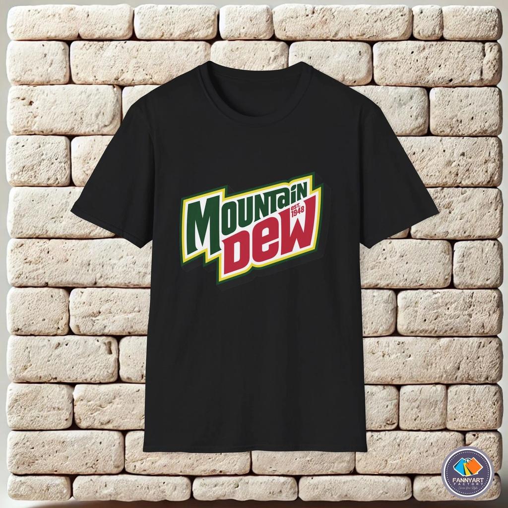 T-shirt Unisex Logo Mountain Dew