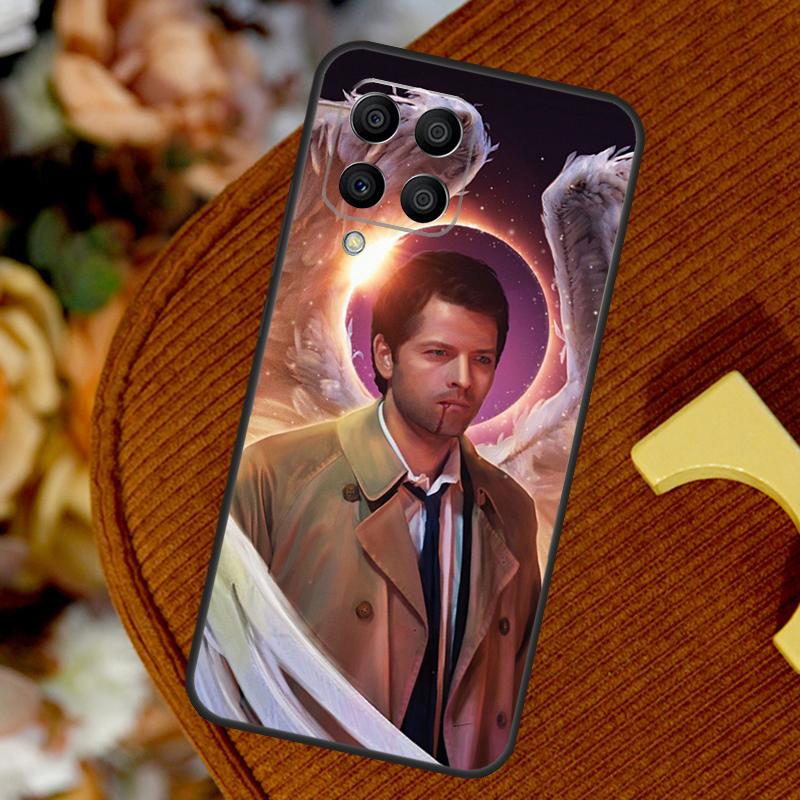 Angel Castiel Supernatural For Samsung Galaxy M33 M53 M13 M20 M11 M31 M51 M15 M55 M12 M32 M52 M14 M34 M54 M30s Case