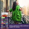 Multivitamin-Gummibärchen - mit Biotin - Immununterstützung, Gesundheit von Haaren, Haut und Nägeln