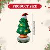 Lighted Up Inflatable Christmas Tree Outdoor Weatherproof Polyester Sculpture for Kids Gift Party Decoration