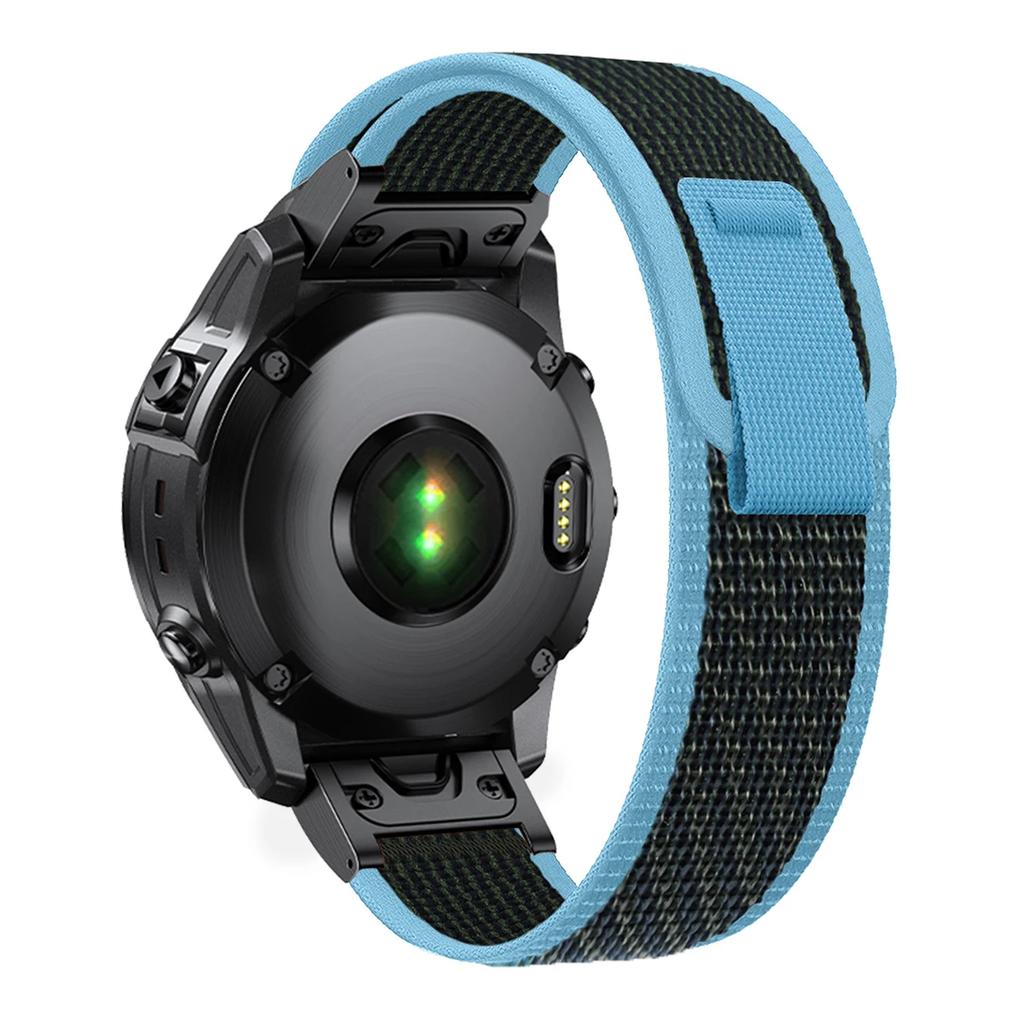 22mm 26mm Nylon Loop Strap for Garmin Fenix 8 51mm 7X 7 Pro Fenix 6X 6 5X 5Plus Tactix 7 High Smartwatch Band Forerunner 965 945
