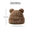 Adult Children Furry Ears Winter Hat Bear Hat New Year Winter Headwear