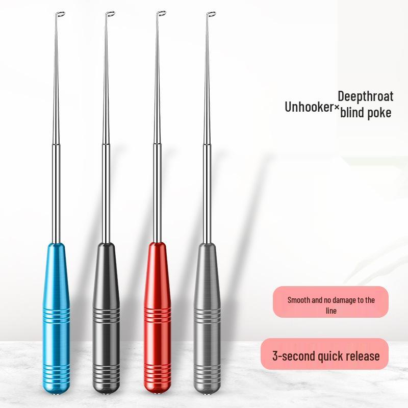 

Многофункциональный инструмент для извлечения рыболовных крючков из глубокой глотки из нержавеющей стали