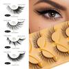 Oblique Flying Fox Eye False Eyelashes 5 Pairs Of Simulated End Of Eye Extended Eyelashes