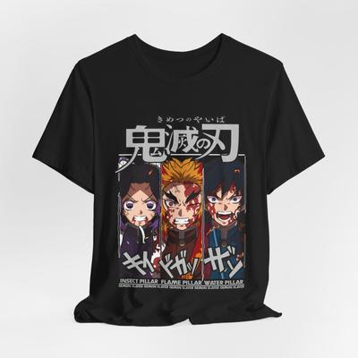 Anime-Inspiriertes Unisex Jersey T-Shirt Herren Damen T-Shirts Oberteil T-Shirts, Grafik T-Shirt Herren Damen T-Shirts Oberteil T-Shirts für Fans, Perfektes Geschenk für