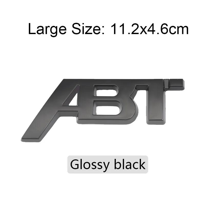 Car Front Grille Badge Trunk Sticker Side Letters Badge for Volkswagen ABT Sagitar Golf Polo Passat Tiguan Touareg Jetta Lavida
