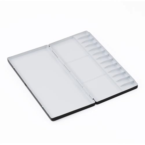 Holbein Aluminum Watercolor Palette No. 40, 13 Compartments, 210141