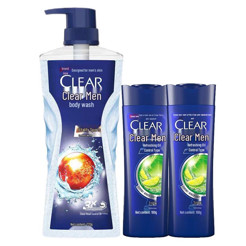 

Clear Men Vitality Sport Shower Gel & Shampoo Set