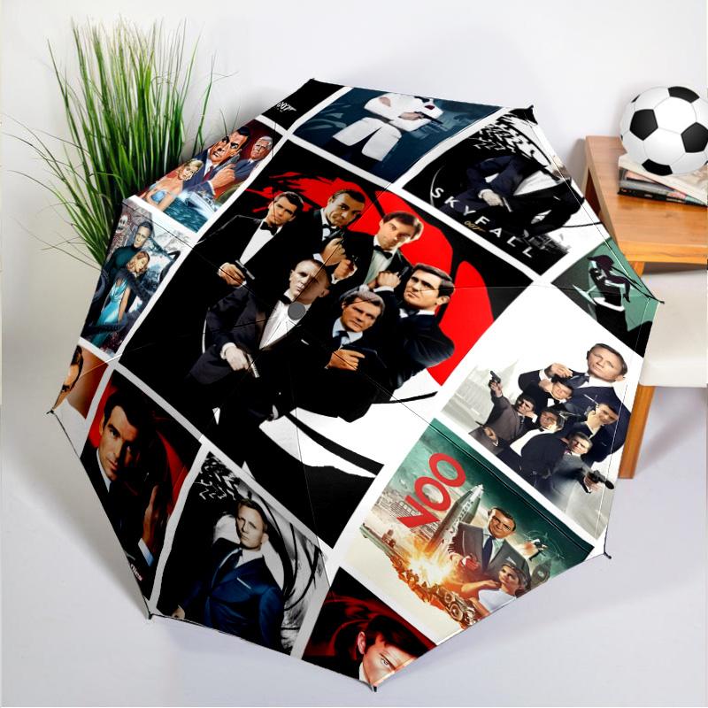 Golden Era Bond 007 Umbrella 8-Frame for Travel, Camping, Casual Lightweight Portable Umbrella, Essential for Every Family Holidays Gift