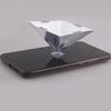 3D Hologramová pyramidová projekční jednotka s mini přísavkou Přenosné univerzální mobilní chytré telefonní 3D holografické projekční zařízení