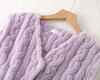 Women's Thick Cable Knit Cotton Vest