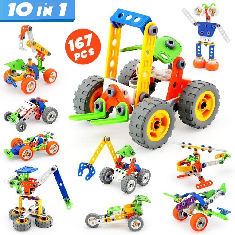 

STEM Toys Kit Building Toy для детей Building Blocks Learning Set для мальчиков и девочек Игрушка Creative Construction Engineering для детей