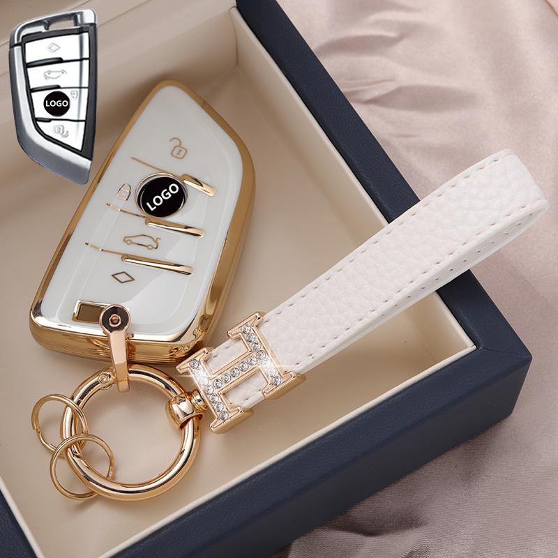 Auto Fernbedienung Schlüsselhülle Abdeckung Schutzhülle Tasche Für BMW X1 X3 X4 X5 F15 X6 F16 G30 7er G11 F48 F39 520 525 G20 118i 218i 320i