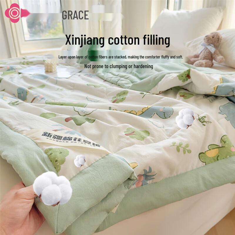 Kleiner Dinosaurier Xinjiang Baumwolle Sommerdecke