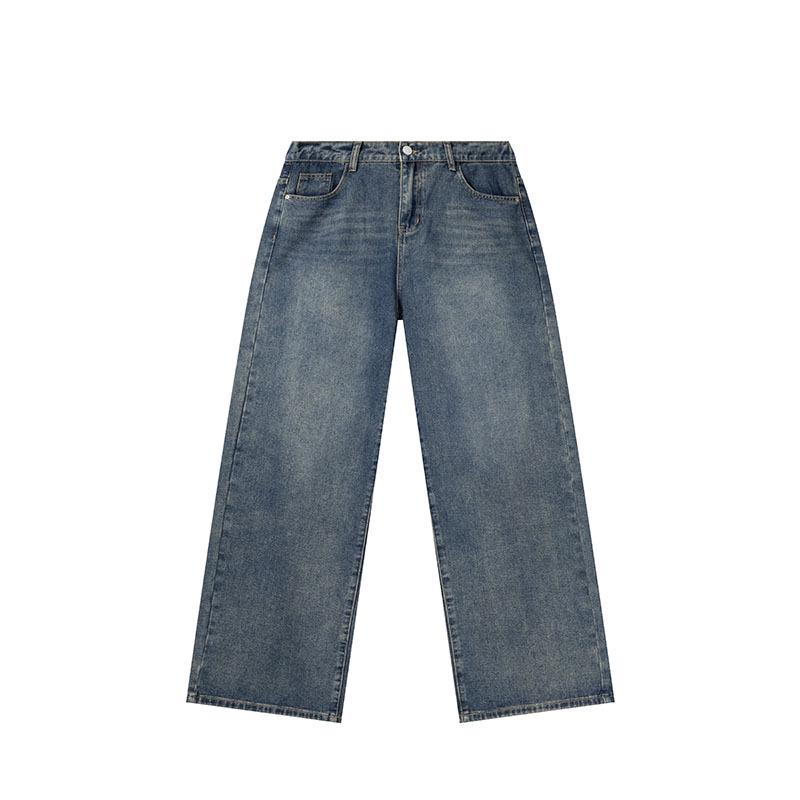 Shuangtian 2025 Winter Retro Plus Size Women s Straight Leg Velvet Jeans YC320A 4XL