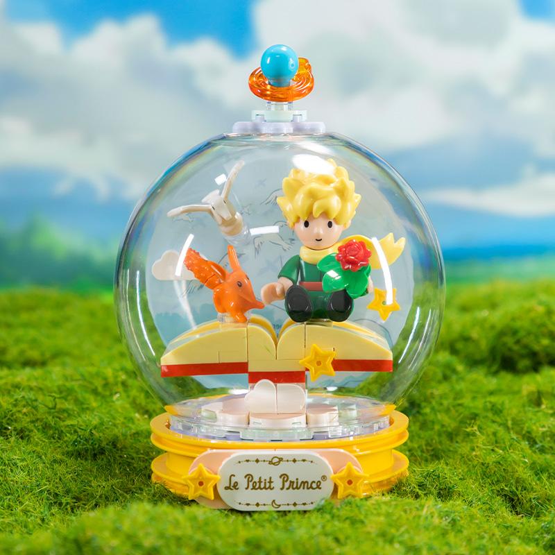 

Le Petit Prince Building Blocks Classic Crystal Ball Series Scene Assembly Toy Model Desktop Ornament Children s Christmas Gift with box