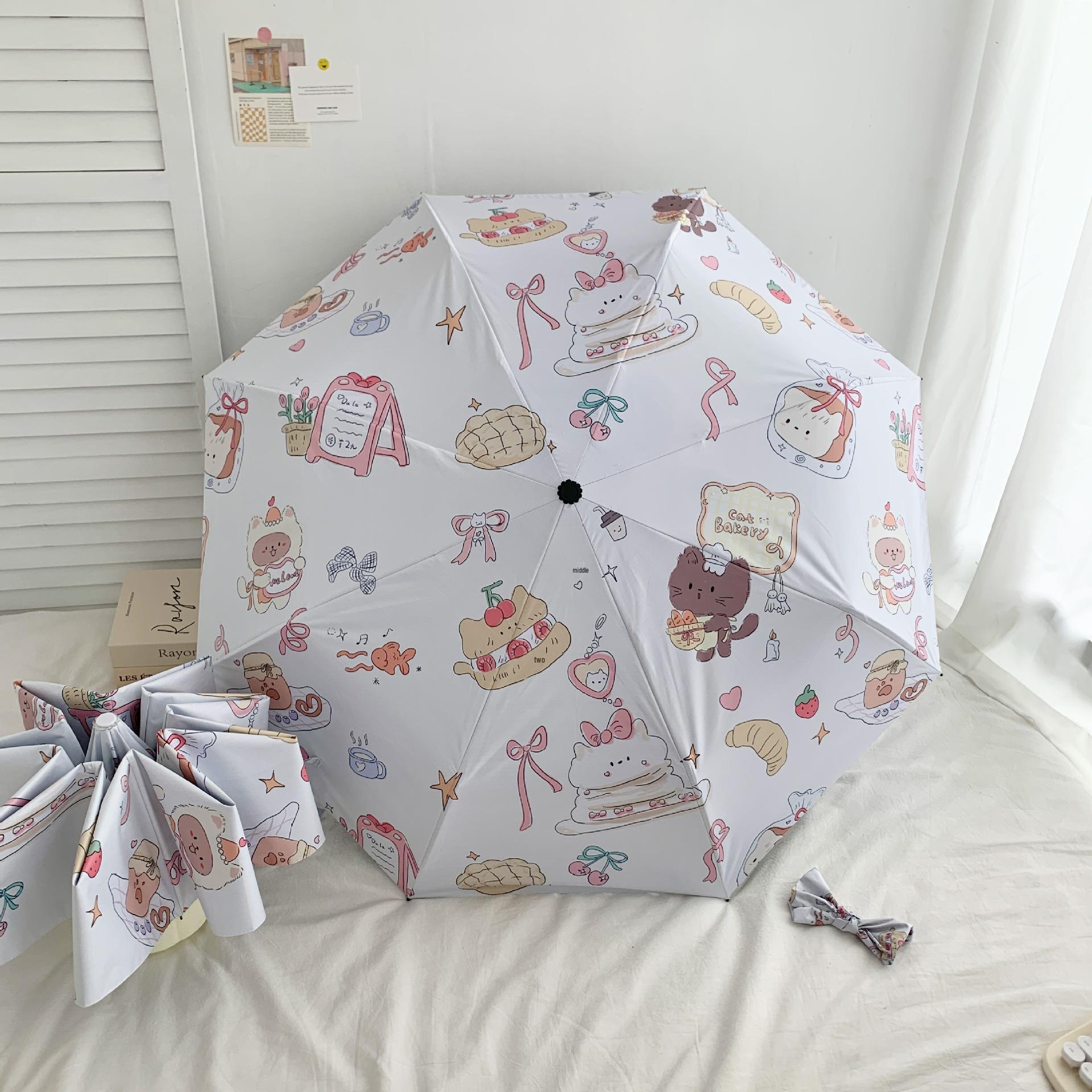 

Зонт-капибара с защитой от УФ-лучей, удобный для студентов: Прочный, мультяшный дизайн, для солнца и дождя