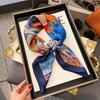 High-end large square scarf silk scarf women's new versatile neck summer thin bag head mother scarf with shawl