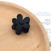 Matte Flower Hair Claw: Five-Petal Clip for Updo & Ponytail