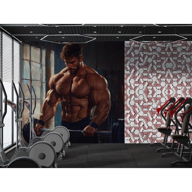 Bodybuilding Gym tapestry 75x100 чёрный