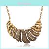 Trendy European Alloy Necklace Featuring Floral Shape For Gift Giving And Worryfree Souvenir