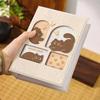 100 Seiten 6-Zoll Kinderalbum Niedliche Katze Gedenkalbum Kartenbuch Fotoaufbewahrung Baby-Wachstumsaufzeichnung Kreatives Geschenk für Kinder