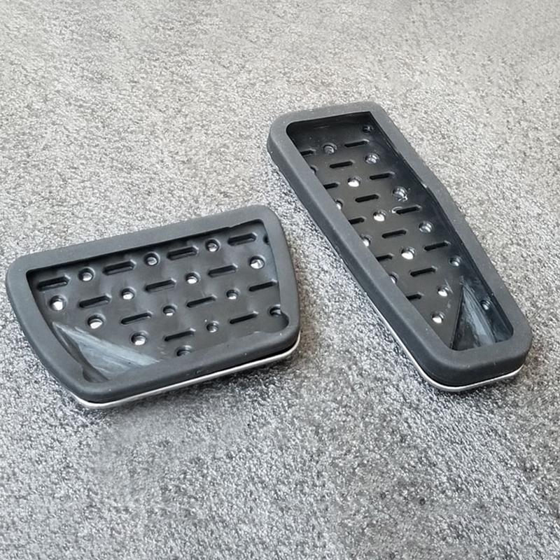 Stainless Steel Car Accelerator Pedal Brake Pedals Non Slip Cover For Jeep Wrangler JL 2018-2020 2024 JK 2007-2017 Accessories