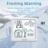 Baldr 4.9" Smart Digital Thermometer Hygrometer Weather Station Alarm Clock Comfort Tips Frosting Point Wireless Forecast Sensor