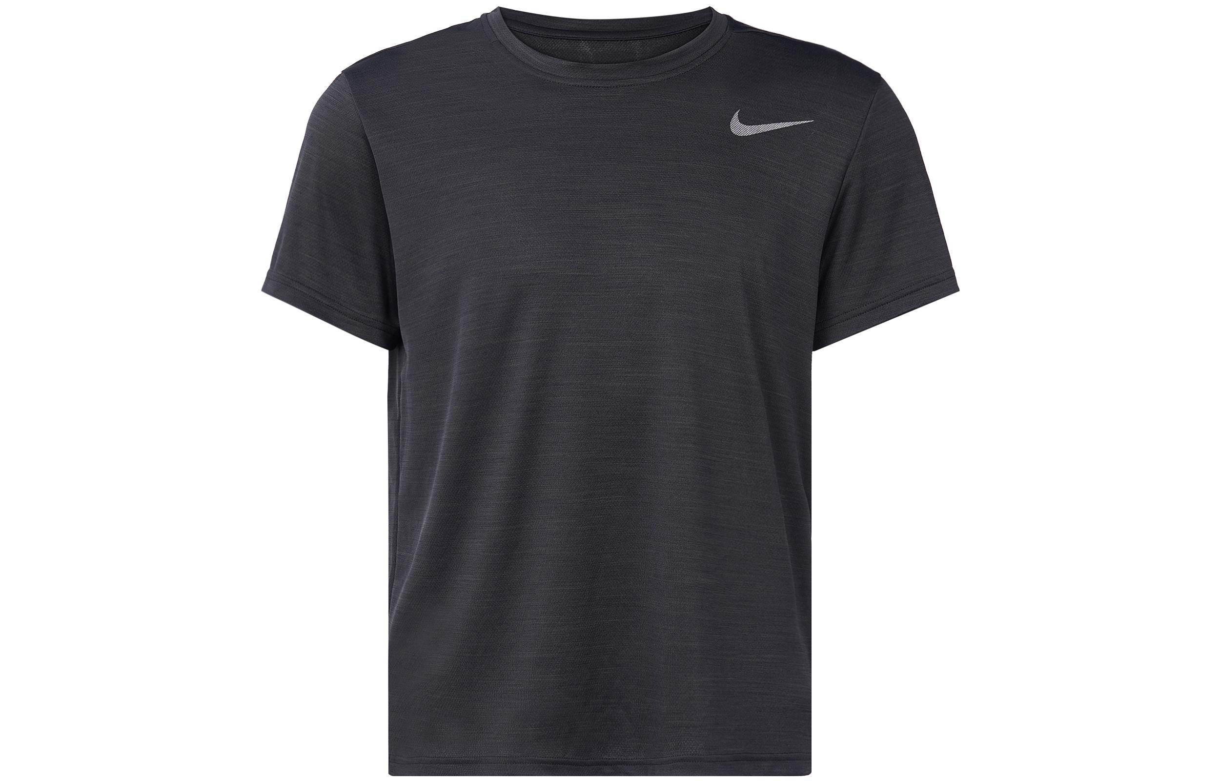 

Nike T Shirts Men s Black Crew Neck Moderate Straight Fit AJ8022-010 S