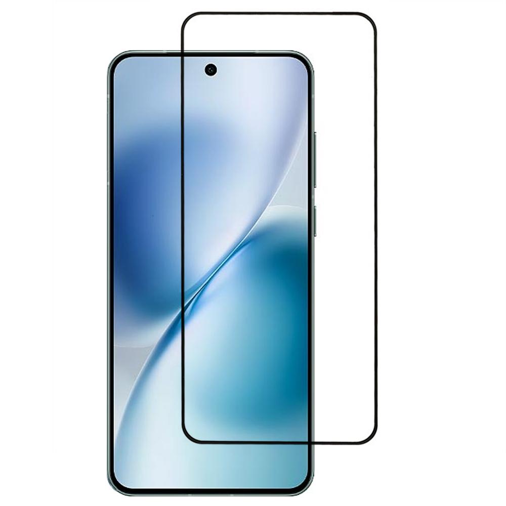 For Vivo X200s 5G Screen Protector Full Glue Silk Printing Tempered Glass Film Support Fingerprint Unlock