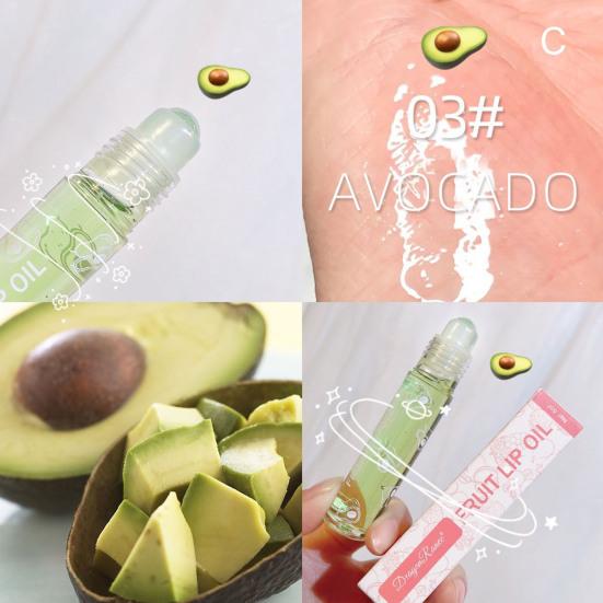 Yousheng 8ml Óleo Labial Aplica Uniformemente Sem Cor Ingredientes Nutritivos Reparadores Transparente Várias Opções de Sabor Previne o Ressecamento Leve Extrato de Fruta