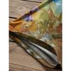 Watercolor Butterfly Pattern Printed Bat Sleeve Round Neck T-Shirt Casual and Comfortable Swallowtail Round Neck Short Sleeve Large Size T-Shirt