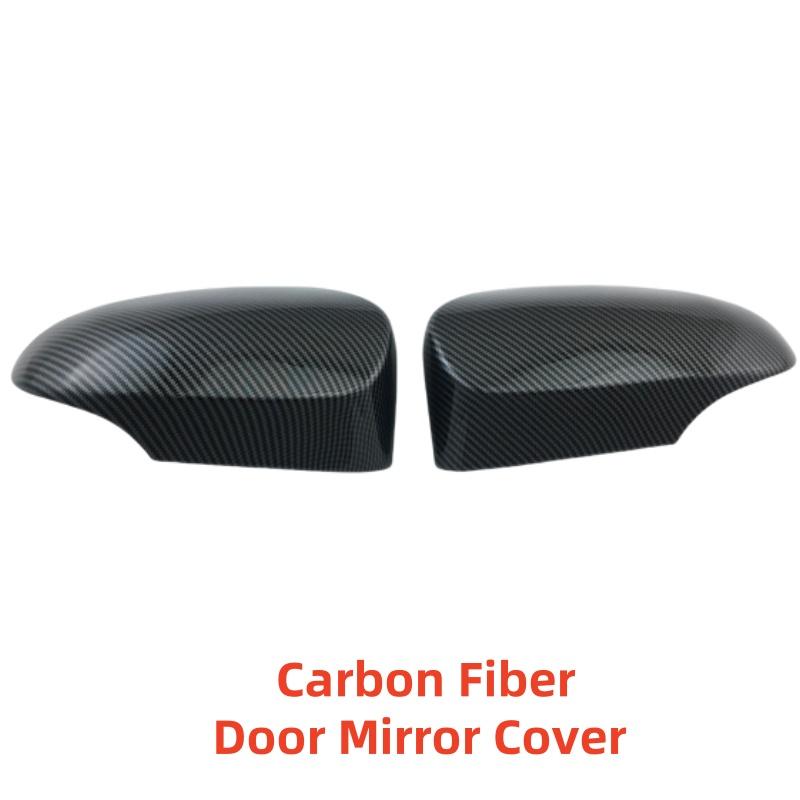Car upgrade Carbon Rearview Accessories Plated Carbon Door Mirror Cover Trim 2014 2015 2016 2017 For Toyota Corolla Altis Vios