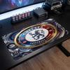 Tappetino per Mouse Grande Stampato Chelsea FC, Tappetino da Scrivania Gaming Morbido in Gomma Antiscivolo per Decorazione Ufficio Laptop Computer