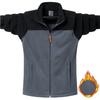 Otoño Invierno chaquetas de lana tácticas hombres sudaderas con capucha casuales abrigos chaqueta de bombardero de Deportes de caza para hombre