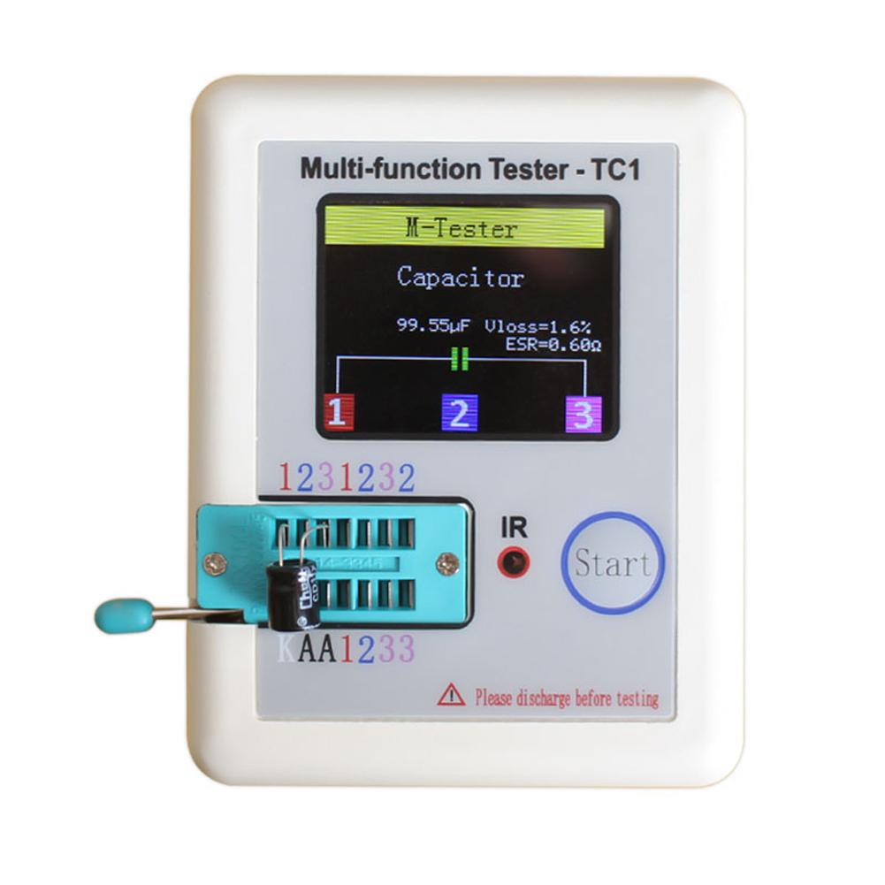 Capacitor Tester Colorful Display Tester Electric Pocketable For Diode Triode